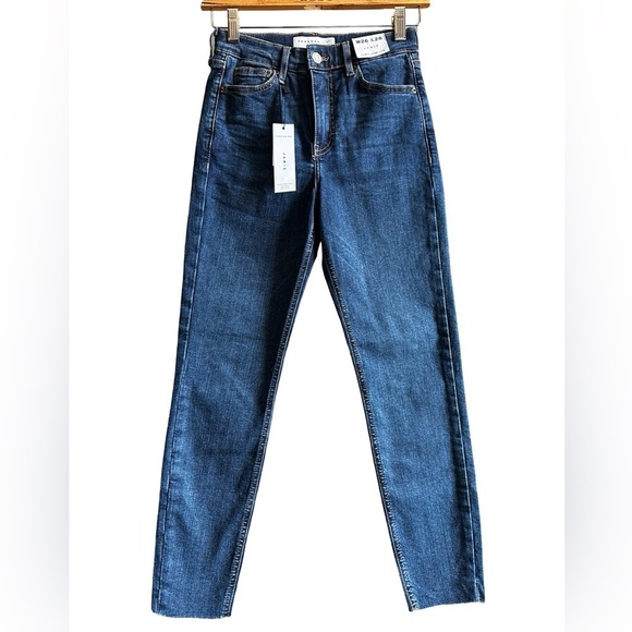 TOPSHOP JAMIE High-Waisted Skinny Blue Jean Women’s Petite U.S. Size 4. - Picture 1 of 15